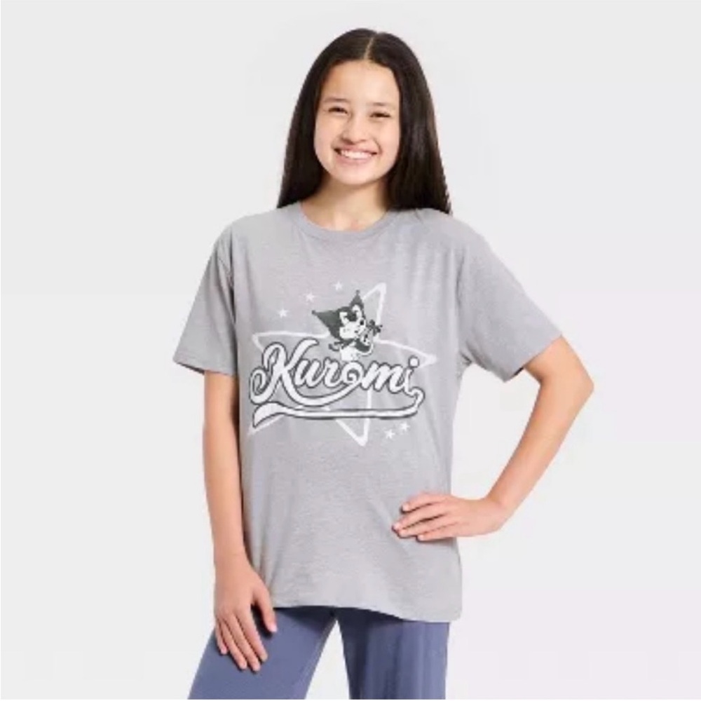 Sanrio Kuromi Oversized Graphic Short Sleeve T-Shirt